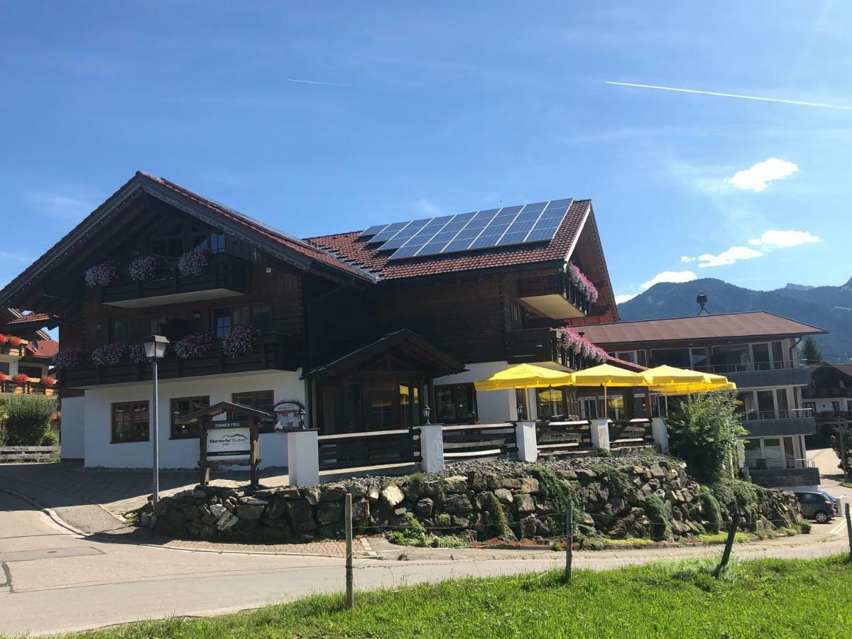 Hotel Garni Oberdorfer Stuben Obermaiselstein Exterior photo